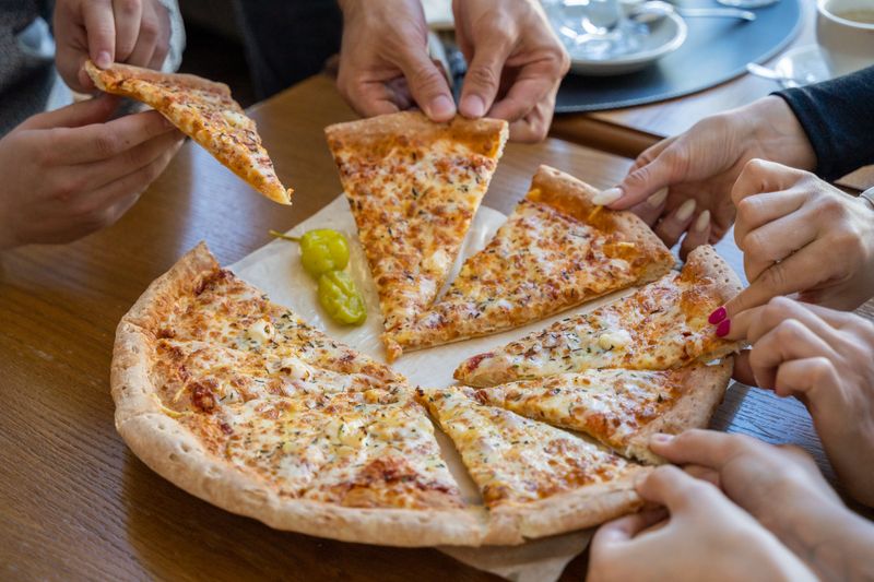Pequod's Four Cheese Thin Crust Pizza