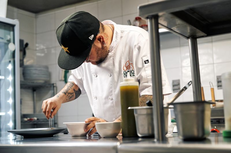 Marco Rivera, Head Chef at Pequod's pizza
