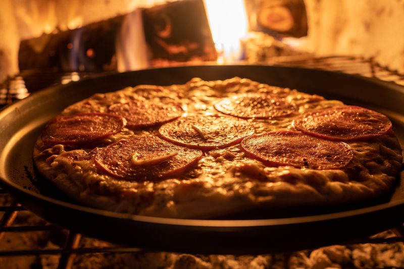 Pequod's Sausage Deep Dish Pizza